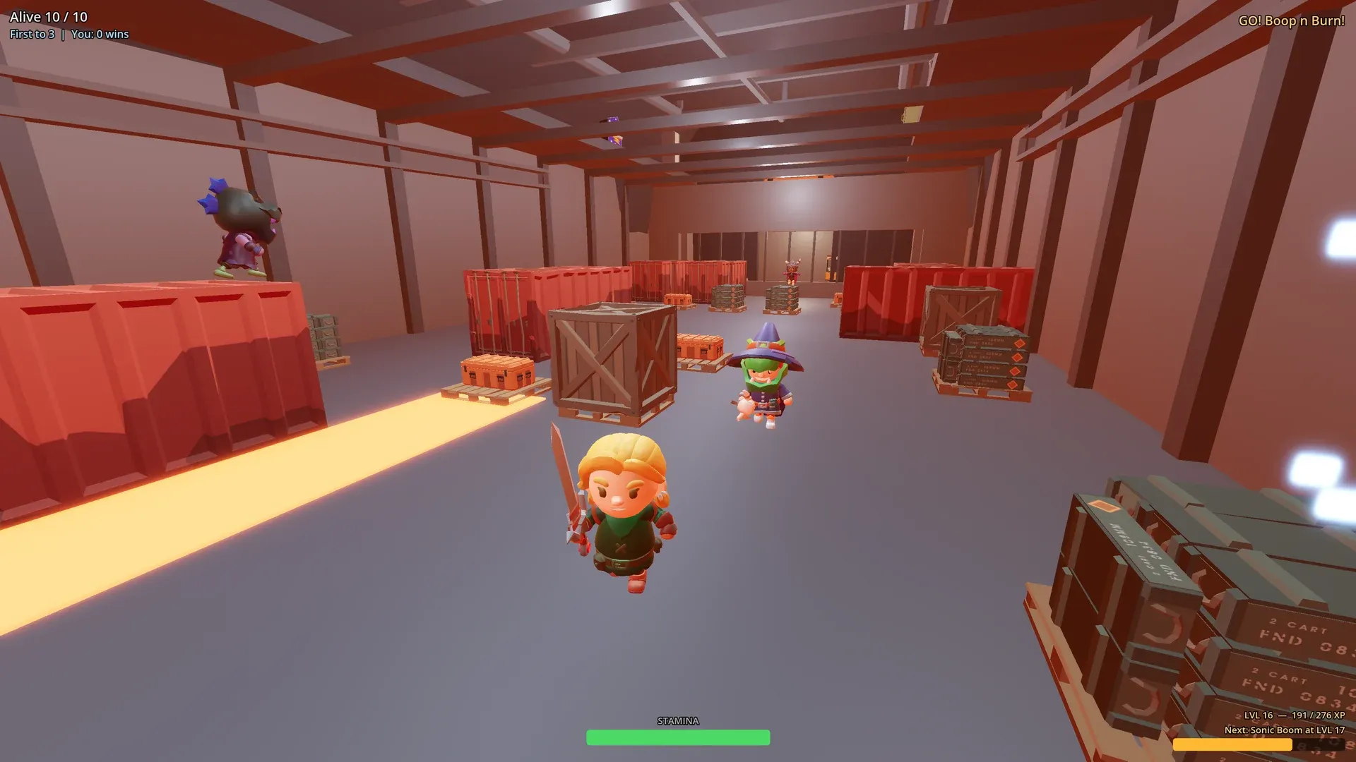 A full lobby, one warehouse, and not nearly enough floor.
