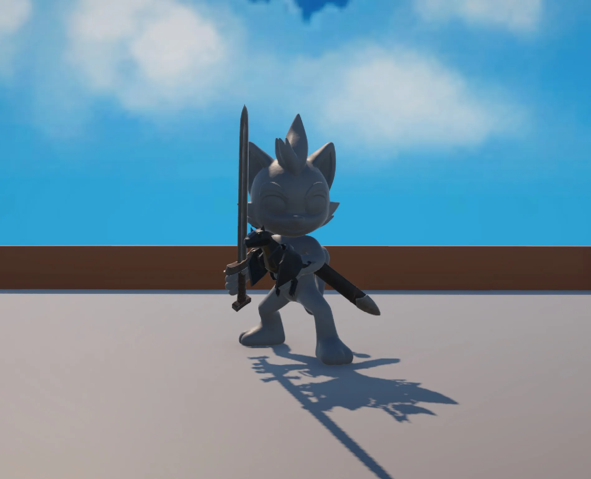 Player carrying a companion